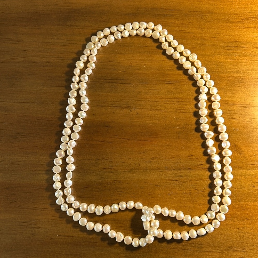 62” strand freshwater pearls